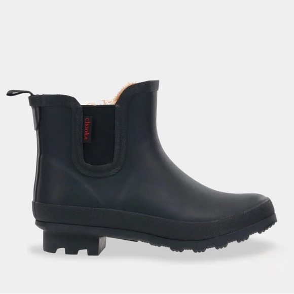 Chooka Plush Chelsea Rain Boot, 7 - Picture 1 of 11